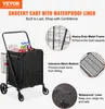VEVOR Einkaufstrolley Einkaufswagen Klappbar 150,5 kg Produktbild-Vorschau 2