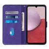 Galaxy A14 5G Hülle, Schlank Prägung Flip Leder Produktbild-Vorschau 4
