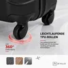 Devillo® zestaw walizek 4szt. S-M-L-XL, Onyxblack - walizka Podgląd zdjęcia produktu 8