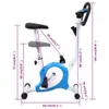 vidaXL Cyclette con trasmissione a cinghia blu Anteprima dell’immagine prodotto 7