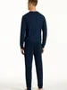 Schiesser pyjama pantalon long uncover midnight blue hommes Voir les images du produit 4