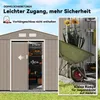 Outsunny Gerätehaus 4,9 m², Gartenhaus mit Satteldach, Produktbild-Vorschau 5