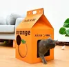 Lit à griffer coréen pour chats en carton MILK CARTON Voir les images du produit 6