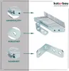 KOTARBAU® Set di 50 connettori angolari 25 x 35 x 16 mm Anteprima dell’immagine prodotto 3