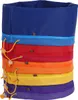 A stack of colorful filter bags, each a different color of the rainbow, with drawstring closures. Náhľad obrázku produktu