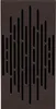A dark brown acoustic panel with vertical slits arranged in a wave-like pattern. Anteprima dell’immagine prodotto