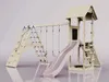 OutdoorToys Spielturm Kiruna aus Holz in Rosa Produktbild-Vorschau 1