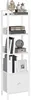 Bücherregal mit Schublade 33 x 24 x 131 cm Weiß 5 Ebenen Produktbild-Vorschau 9