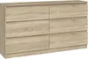 Topeshop M6 140 SON 2X3, Dub, 6 zásuvka/zásuvek, Náhled obrázku produktu 10