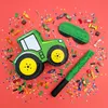 Relaxdays Pinata Set, 3tlg., Traktor zum Aufhängen, Kinder, Produktbild-Vorschau 5