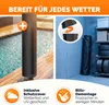 CASARIA® Solardusche 60 Liter UV-beständig Edelstahl Ablage Produktbild-Vorschau 8
