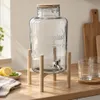 Getränkespender mit Ständer, 8 L, Glas Produktbild-Vorschau 3