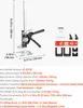 A product shot of a lifting tool with its accessories and specifications laid out. Produktbild-Vorschau