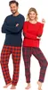 Langer Herren-Pyjama, Karierte Hose, Weihnachtsgeschenk, Produktbild-Vorschau 12