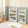EUGAD Kinderregal mit 4 Ebenen, mit Kippsicherung, Weiß, Produktbild-Vorschau 2