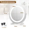 COSTWAY Kosmetikspiegel mit Beleuchtung, Schminkspiegel mit Produktbild-Vorschau 7