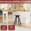Isola multifunzionale per la cucina Flieks, con piano Anteprima dell’immagine prodotto 7