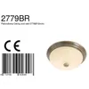 Steinhauer - plafoniera - Ceiling and wall - bronzo - vetro Anteprima dell’immagine prodotto 7