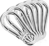 com-four® 6x Karabiner klein - Premium Karabinerhaken aus Produktbild-Vorschau 1