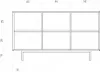 Kommode Seiba Wildeiche massiv 144x45x80 mit 3 Türen 2 Produktbild-Vorschau 5