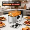 Aigostar - Semi-professionelle Fritteuse, Edelstahl, 2200W, Produktbild-Vorschau 4