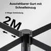 Mobilne słupki odgradzające Wiltec 32 x 7 x 90 cm w kolorze Podgląd zdjęcia produktu 4