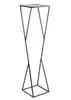 Howhomely Sgabello per fiori in metallo nero 100 cm - Anteprima dell’immagine prodotto 1