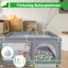 JOIEYOU Parc bébé 150x180cm Parc pliable 68cm de haut Voir les images du produit 4