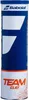 Babolat Team Clay x4, Druckloser Tennisball, Gelb, Gummi, 4 Produktbild-Vorschau 1