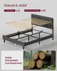 VASAGLE Polsterbett und 7-Zonen Taschenfederkernmatratze Produktbild-Vorschau 3