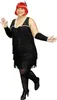K31250531-40-42 schwarz Damen Fransen Kleid Party Kostüm Produktbild-Vorschau 1