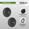 2x Sackkarrenrad PolyurethanRad 260x85 mm 3.00-4 60 mm Produktbild-Vorschau 2