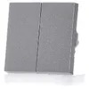 GIRA 029526 Wippe 2fach System 55 Farbe Alu Produktbild-Vorschau 3