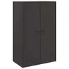 vidaXL Sideboard noir 67x39x107 cm acier Voir les images du produit 2