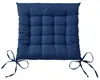 Beautissu Lot de 4 coussins de chaise 40x40 avec rubans Voir les images du produit 2