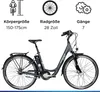 Zündapp Green 3.7 E Bike Damenfahrrad anthrazit Produktbild-Vorschau 4