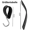 5er-Set S-Haken, 12,5×3 cm,schwarz, vielseitig als Produktbild-Vorschau 5