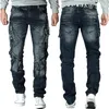 Cipo & Baxx Herren Regular Fit Jeans Stonewashed CD440 Blue Produktbild-Vorschau 5