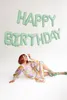 Ballon Girlande Happy Birthday 340x35cm Schriftzug Grün Produktbild-Vorschau 2
