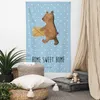 Mr. & Mrs. Panda Wandbild Bär Zuhause - Blau Pastell - Produktbild-Vorschau 2