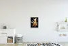 MuchoWow® Textilposter Blätter - Gold - Herbst - Natur - Produktbild-Vorschau 2