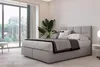 TRADA Mallorca Boxspringbett 140x200 Grau Pocket Matratze Produktbild-Vorschau 2