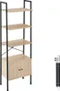 tectake® Leiterregal Brentwood inklusive Kippschutz, 57,5 x Produktbild-Vorschau 2