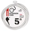Prodlužovací kabel 5 m / 1 zásuvka / bílý / PVC / 1 mm2 Podgląd zdjęcia produktu