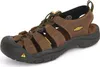 A single brown KEEN sandal is shown against a white background. Produktbild-Vorschau