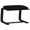 Relaxsessel mit Hocker Schwarz Stoff Produktbild-Vorschau 6