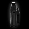 A side view of a black sandwich toaster against a black background. Produktbild-Vorschau