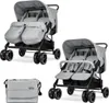 Lorelli Twin Grau Duo-Kinderwagen inkl. Wickeltasche Produktbild-Vorschau 1