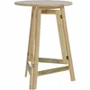 Stehtisch Ø 78 cm, komplett aus Kiefernholz Gestell Produktbild-Vorschau 1
