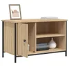 vidaXL TV-kast Sonoma-eikenhout, 80x40x50 cm, Productafbeelding-voorbeeld 3